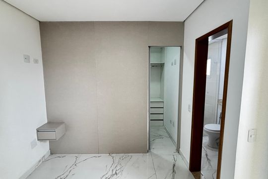 Suite de apartamento para alugar com 3 quartos, 80m² em Parque das Nações, Santo André
