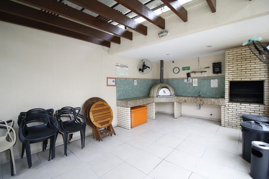 Área comum - Churrasqueira de apartamento para alugar com 3 quartos, 79m² em Pechincha, Rio de Janeiro