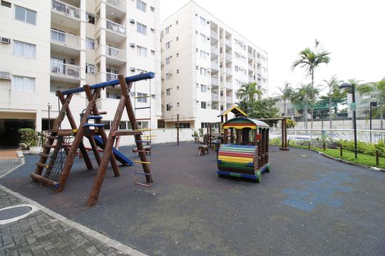 Área comum - Playground de apartamento para alugar com 3 quartos, 79m² em Pechincha, Rio de Janeiro