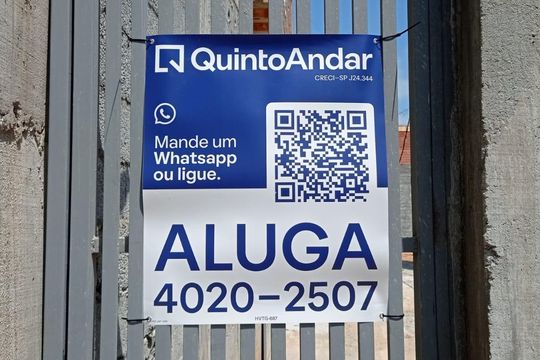 Placa HVTG-687 de casa para alugar com 1 quarto, 38m² em Pedreira, Diadema