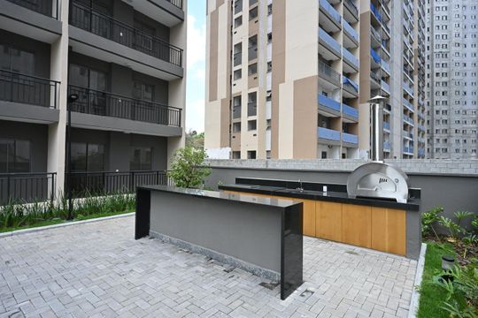 Churrasqueira de apartamento para alugar com 1 quarto, 37m² em Morumbi, São Paulo