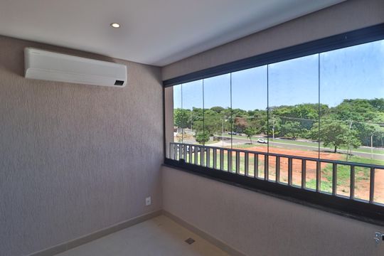 Varanda de apartamento para alugar com 1 quarto, 48m² em Granja Marileusa, Uberlândia