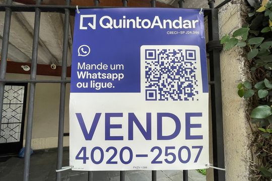 PLAQUINHA - PXZV-1388 de casa à venda com 3 quartos, 90m² em Conjunto Residencial Butanta, São Paulo