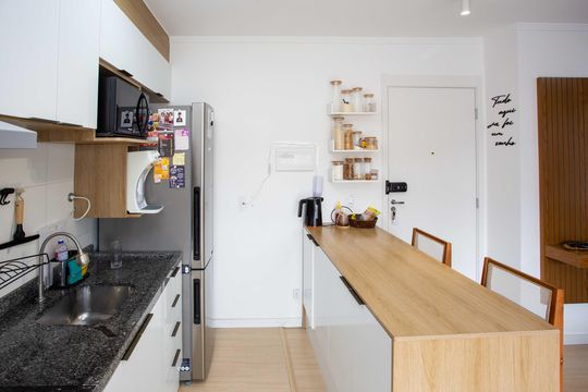 Cozinha de apartamento para alugar com 2 quartos, 43m² em Conceição, Diadema