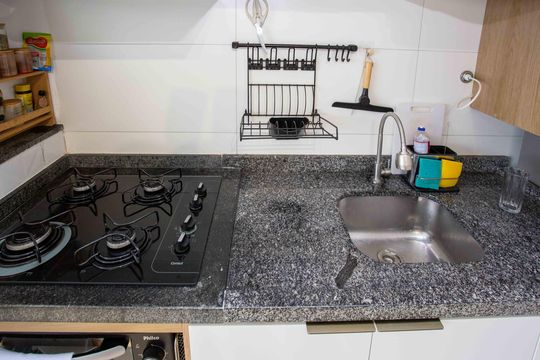 Cozinha de apartamento para alugar com 2 quartos, 43m² em Conceição, Diadema