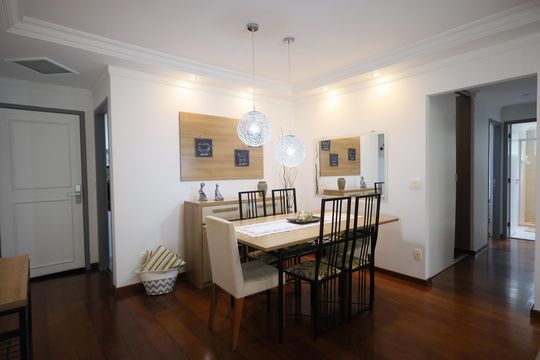 Sala de apartamento à venda com 3 quartos, 90m² em Cidade São Francisco , São Paulo