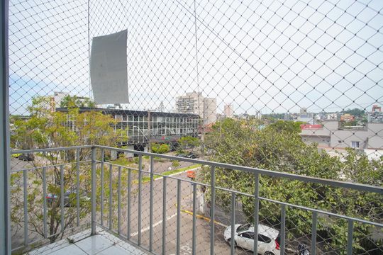 Varanda da Sala de apartamento à venda com 3 quartos, 92m² em Rio Branco, Novo Hamburgo