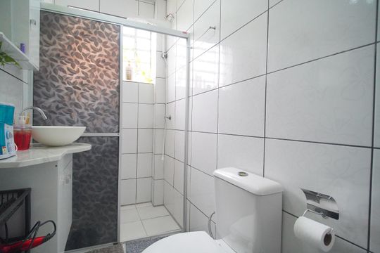 Banheiro de apartamento à venda com 3 quartos, 92m² em Rio Branco, Novo Hamburgo