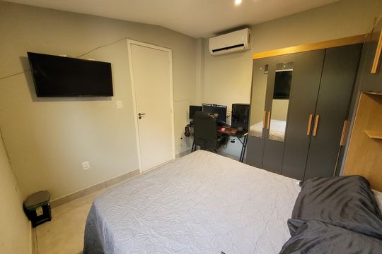 Quarto de apartamento à venda com 1 quarto, 40m² em Tijuca, Rio de Janeiro