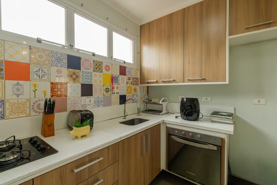 Cozinha de apartamento para alugar com 2 quartos, 78m² em Planalto Paulista, São Paulo