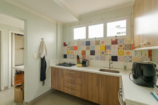 Cozinha de apartamento para alugar com 2 quartos, 78m² em Planalto Paulista, São Paulo
