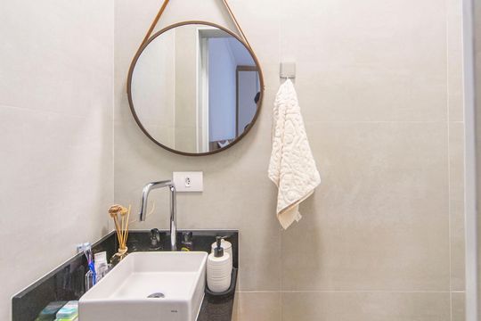 Lavabo do Quarto 2 de casa à venda com 2 quartos, 88m² em Jardim Santo Alberto, Santo André