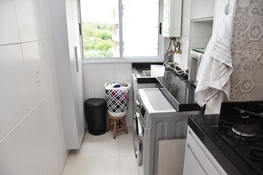 Área de Serviço de apartamento para alugar com 3 quartos, 81m² em Jardim Florida, Jundiaí