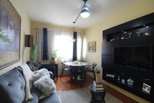 Sala de apartamento à venda com 2 quartos, 66m² em Pechincha, Rio de Janeiro