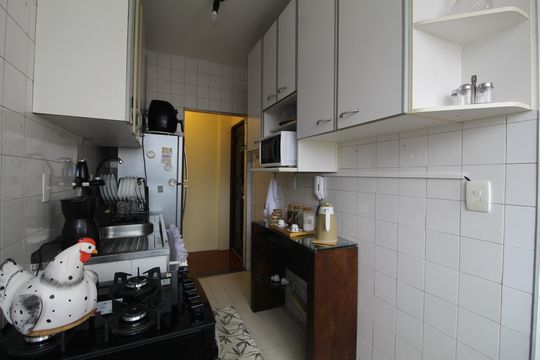 Cozinha e Área de Serviço de apartamento à venda com 2 quartos, 66m² em Pechincha, Rio de Janeiro