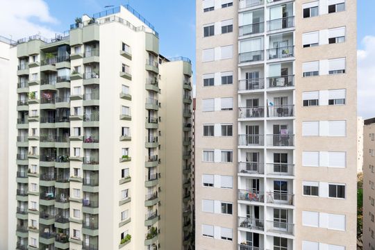 Vista do Quarto  de apartamento para alugar com 1 quarto, 42m² em Jardim Oriental, São Paulo