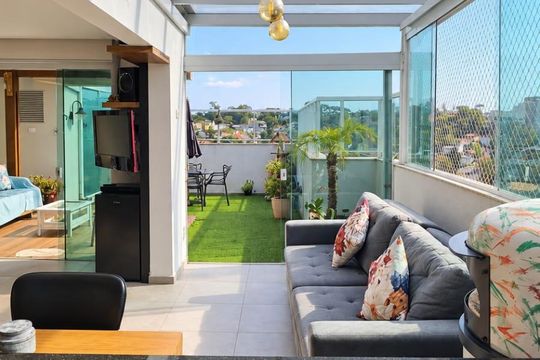 Área externa de apartamento à venda com 3 quartos, 168m² em Mercês, Curitiba
