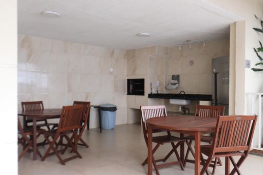Área comum - Churrasqueira de apartamento para alugar com 3 quartos, 97m² em Vila Bela, São Paulo