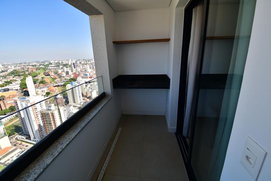 Sala - Sacada de apartamento para alugar com 1 quarto, 46m² em Centro, Campinas