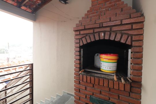 Área comum - Churrasqueira de casa à venda com 2 quartos, 94m² em Vila Carrão, São Paulo