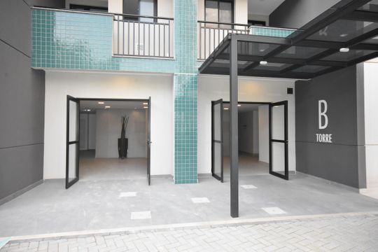 Fachada do bloco de apartamento à venda com 2 quartos, 70m² em Vila Progresso, Jundiaí