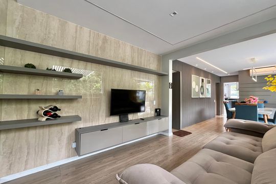 Sala de apartamento à venda com 2 quartos, 130m² em Joá, Rio de Janeiro