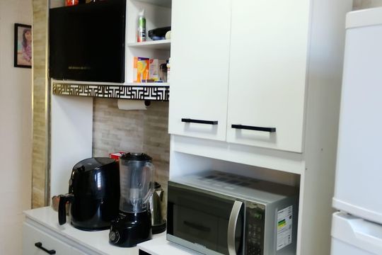 Cozinha de apartamento à venda com 2 quartos, 45m² em Cooperativa, São Bernardo do Campo