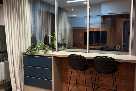 Sala de apartamento à venda com 1 quarto, 57m² em Vila Mariana, São Paulo