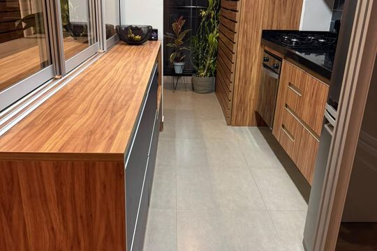 Cozinha de apartamento à venda com 1 quarto, 57m² em Vila Mariana, São Paulo