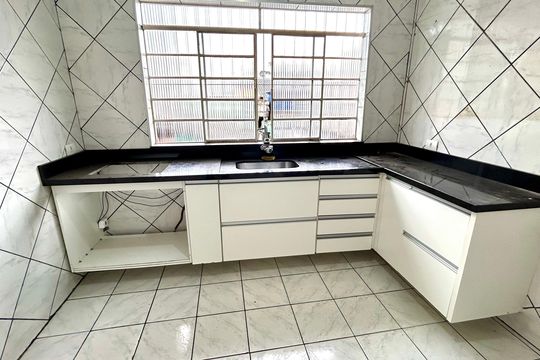 Cozinha de casa para alugar com 1 quarto, 70m² em Jardim Paulista, Guarulhos