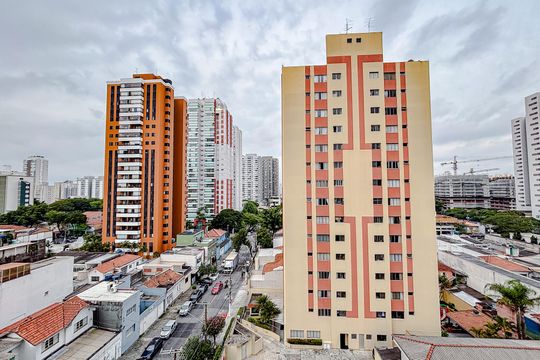 Vista da Varanda de kitnet/studio à venda com 1 quarto, 26m² em Vila Zilda, São Paulo