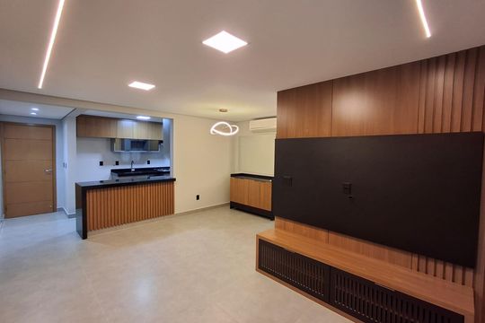 Sala de apartamento para alugar com 3 quartos, 89m² em Parque Campolim, Sorocaba