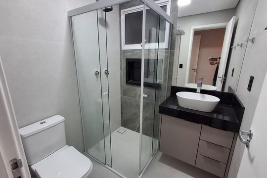 Banheiro 1 de apartamento para alugar com 3 quartos, 89m² em Parque Campolim, Sorocaba