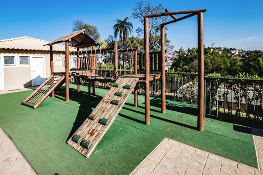 Área externa de apartamento para alugar com 2 quartos, 44m² em Parque Jardim D Aliana, Vespasiano