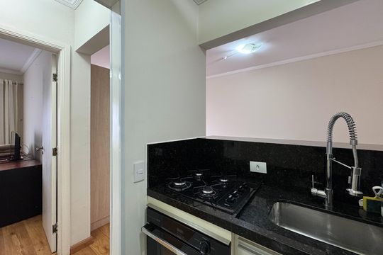 Cozinha de apartamento à venda com 1 quarto, 52m² em Centro, São Bernardo do Campo