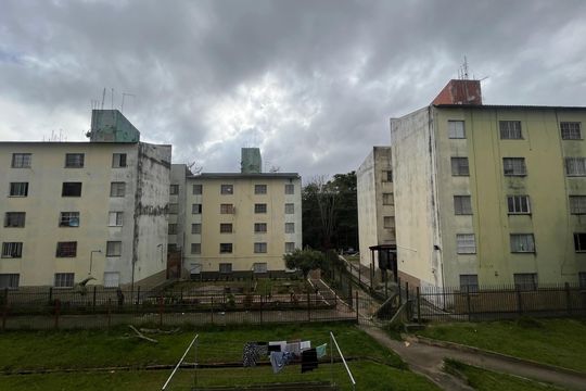 Vista da Sala de apartamento à venda com 2 quartos, 45m² em Conjunto City Jaragua, São Paulo