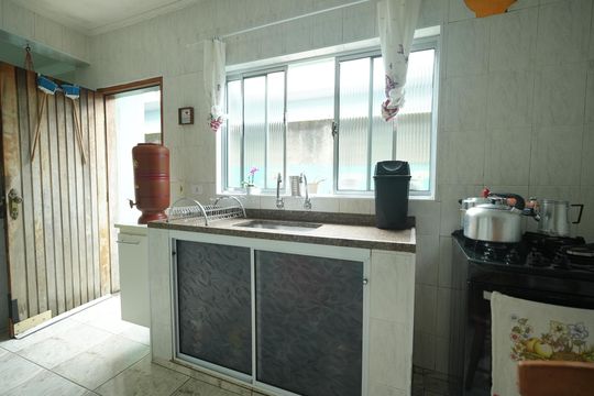Cozinha de casa à venda com 2 quartos, 220m² em Vila Aquilino, Santo André