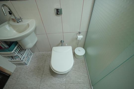 Banheiro Social de casa à venda com 2 quartos, 220m² em Vila Aquilino, Santo André