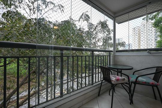 Varanda de apartamento para alugar com 1 quarto, 38m² em Vila Andrade, São Paulo