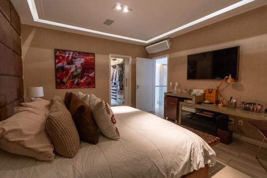 Quarto de casa de condomínio à venda com 3 quartos, 430m² em Jardim Maison Du Parc, Indaiatuba