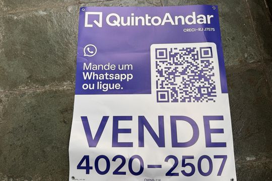 Plaquinha Quinto Andar de apartamento à venda com 2 quartos, 82m² em Recreio dos Bandeirantes, Rio de Janeiro