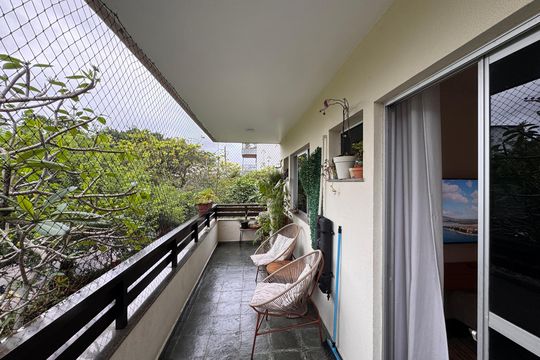 Varanda de apartamento à venda com 2 quartos, 82m² em Recreio dos Bandeirantes, Rio de Janeiro
