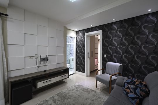 Sala de apartamento para alugar com 1 quarto, 58m² em Santa Terezinha, Santo André