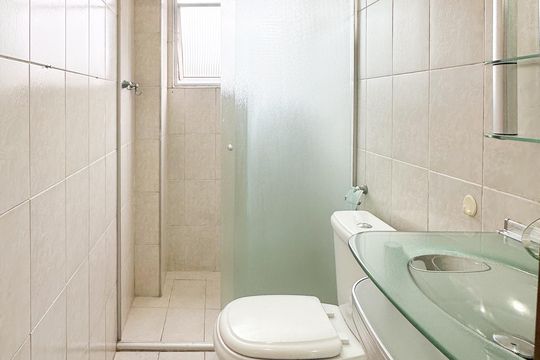 Banheiro Social de apartamento para alugar com 2 quartos, 55m² em Assunção, São Bernardo do Campo