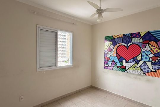 Suite  de apartamento à venda com 3 quartos, 84m² em Barcelona, São Caetano do Sul