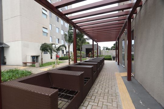 Área comum - Descanso de apartamento para alugar com 2 quartos, 40m² em Conjunto Habitacional Teotonio Vilela, São Paulo