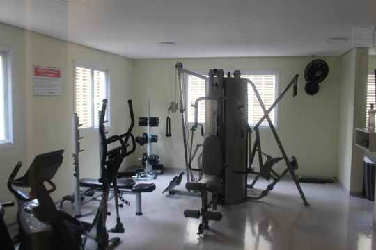 Área comum - Academia de apartamento para alugar com 2 quartos, 80m² em Cerâmica, São Caetano do Sul
