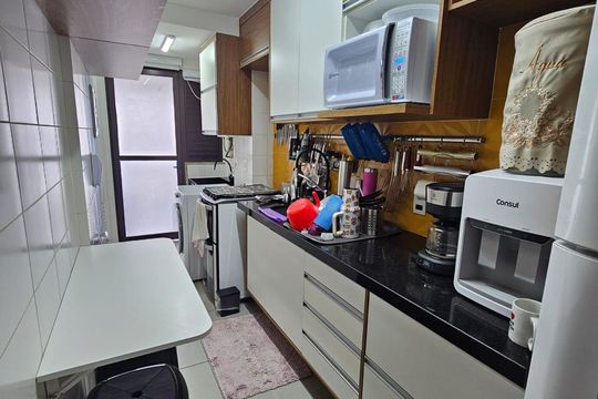 Cozinha de apartamento à venda com 2 quartos, 74m² em Recreio dos Bandeirantes, Rio de Janeiro