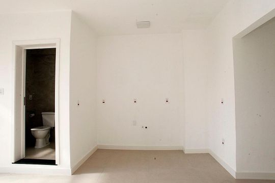 Studio - Cozinha / Área de Serviço de kitnet/studio à venda com 1 quarto, 44m² em Centro Histórico, Porto Alegre