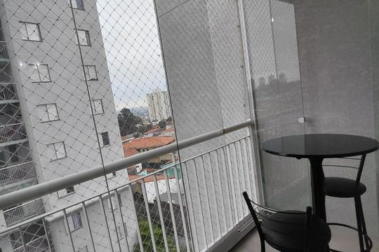Varanda de apartamento à venda com 3 quartos, 69m² em Jardim Sao Ricardo, Guarulhos